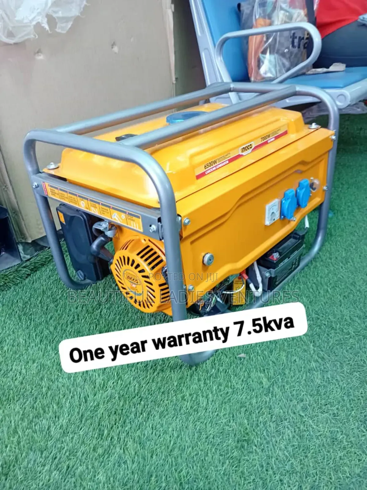 Yellow Generator 7.5kva 7000watt