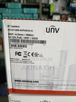 Uniview Unv 4mp Hd Intelligent 80m Ir 4mm Bullet Ip Camera