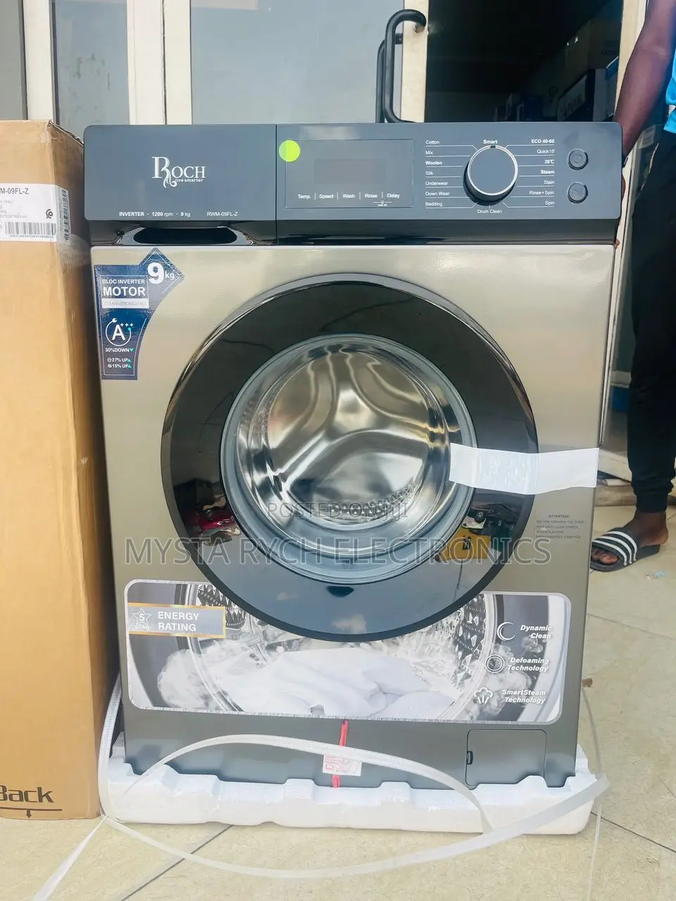 New Roch 9kg Washing Machine