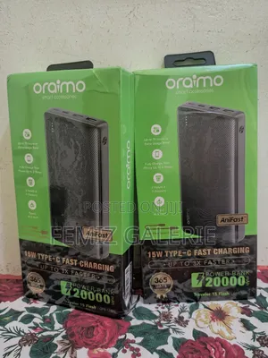 Oraimo Traveler 15 Flash 20000mah 15w Power Bank