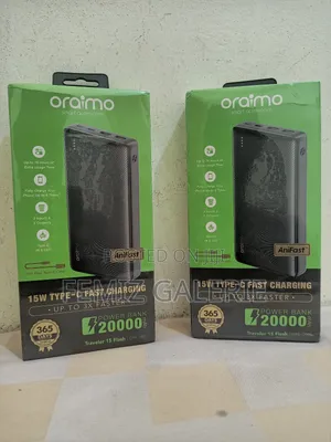 Oraimo Traveler 15 Flash 20000mah 15w Power Bank