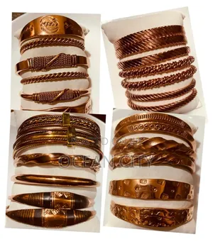 African Copper And Brass Bracelets