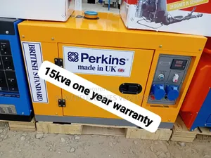 Yellow Perkins Generator 15kva