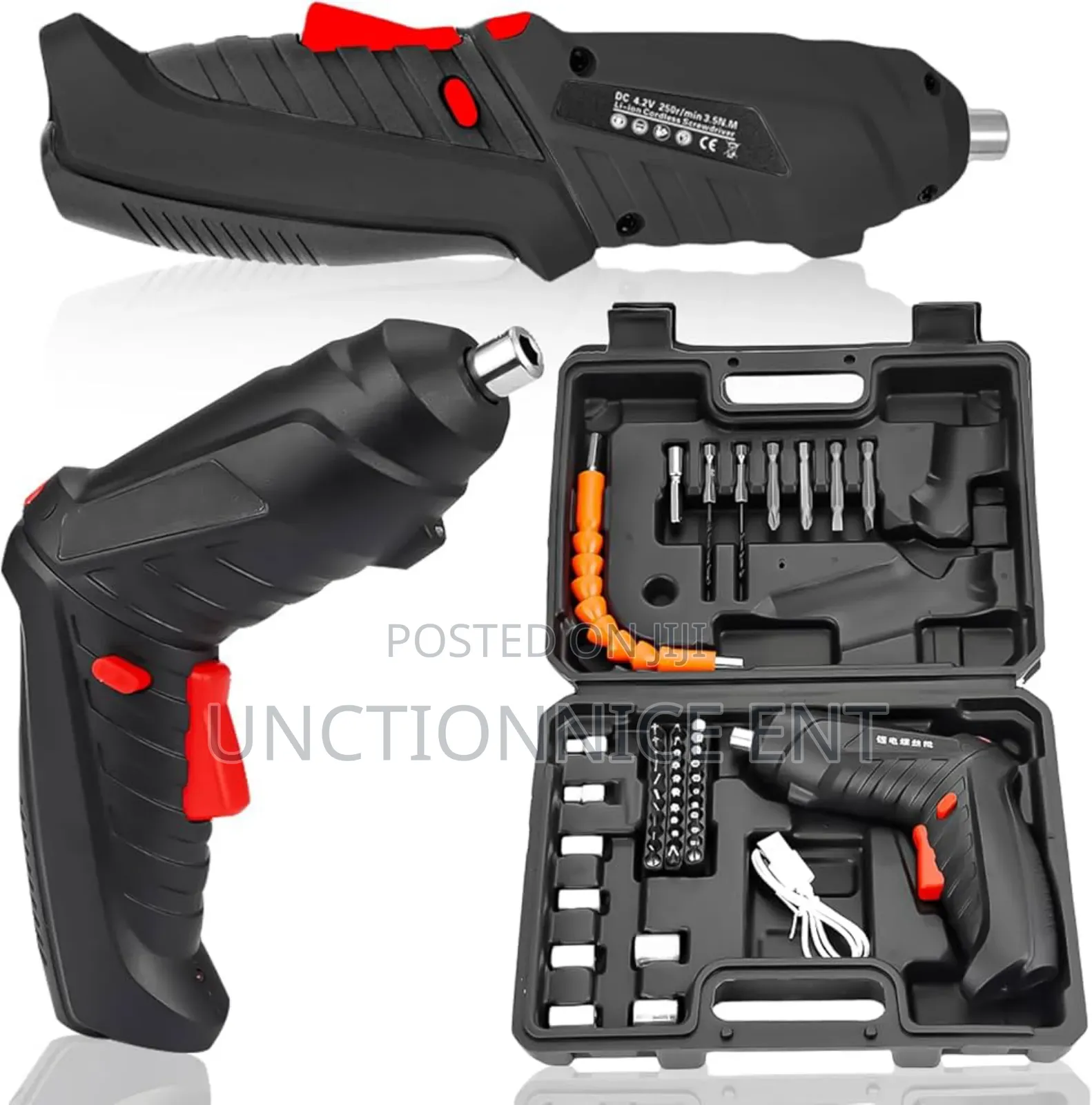 Electric 47ppcs Screw Driver Set 4.8v Battery Rechargeable