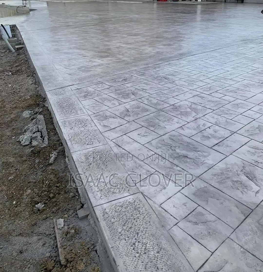 Patterned Imprint Concrete Stamped Floors