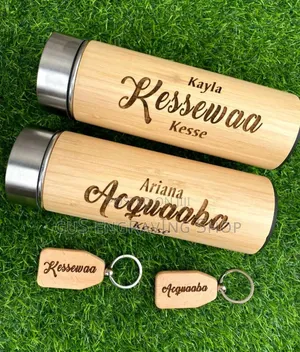 Customised Wooden Flask