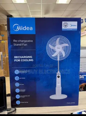 Reliable Cooling Companion Rechargeable Fan