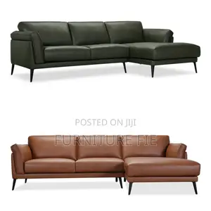 Keery 112" Leather Sectional With Chaise From Macy’S Usa