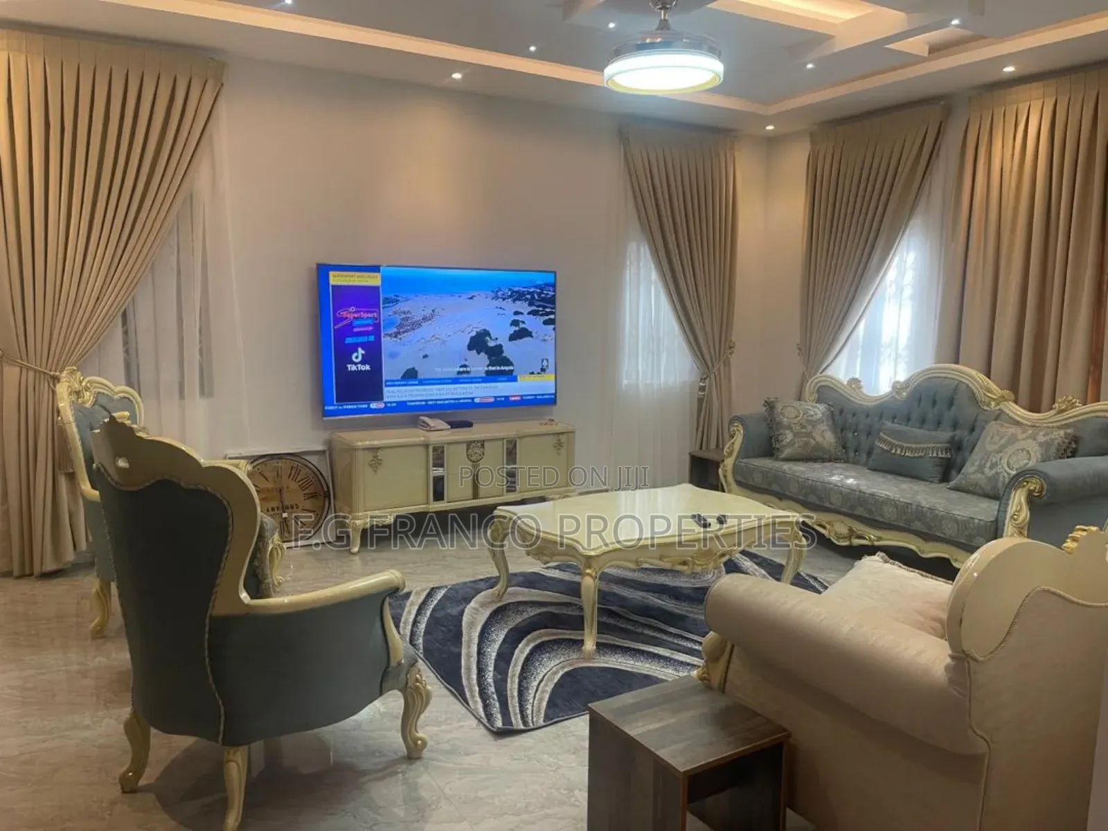 Furnished 4bdrm House in Kg.Franco Properties, East Legon for rent