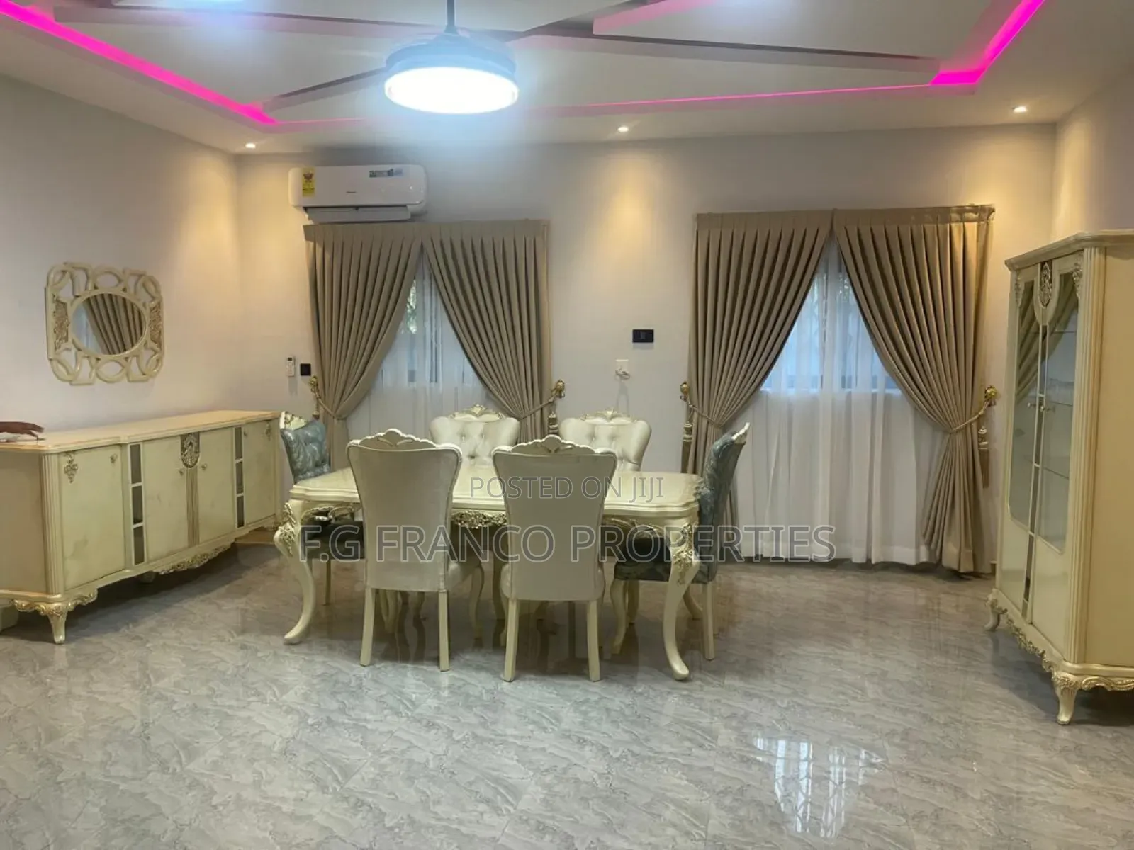 Furnished 4bdrm House in Kg.Franco Properties, East Legon for rent