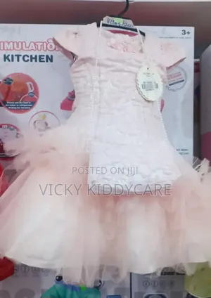 Girls Party Dress With Lace