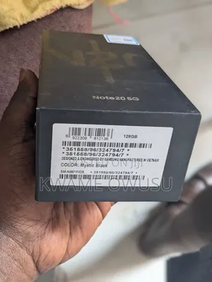 New Samsung Galaxy Note 20 256 GB Black