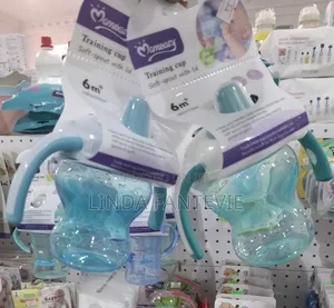 Baby Training Cup With Soft Spout With Lid