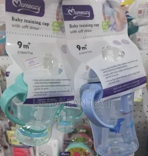 Baby Training Cup With Soft Straw