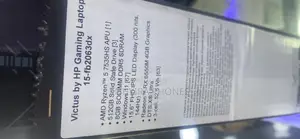 New Laptop HP Victus 15 8GB AMD Ryzen 5 SSD 512GB