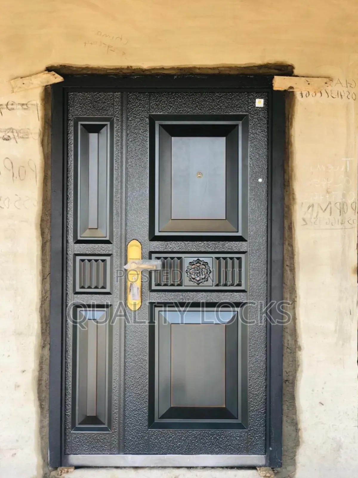 Standard Metal Security Door Anti-Rust Design