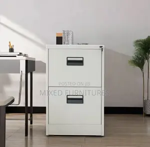 Home Office Metal 2-Drawers Filling Storage