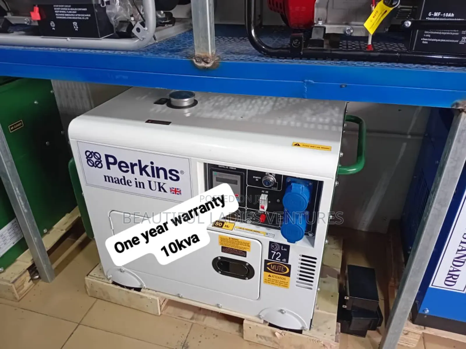 Whotel Perkins Generator 10kva Silent
