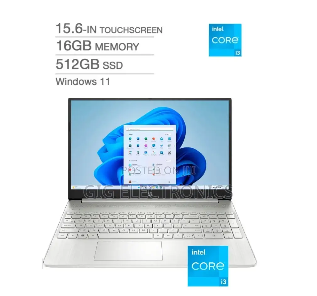 New Laptop HP Pavilion 15 16GB Intel Core i3 SSD 512GB