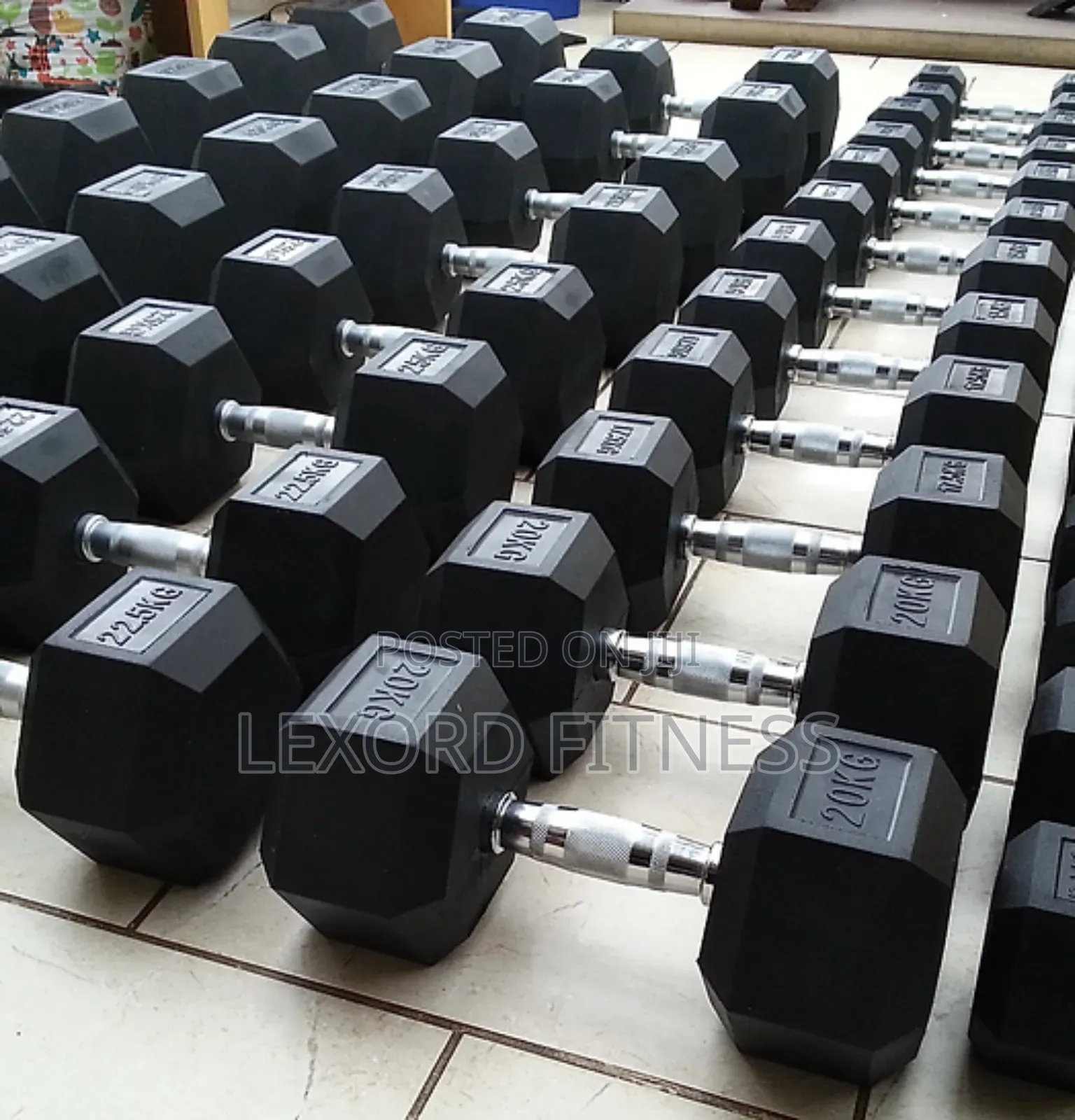Hex Dumbbell Set 170kg