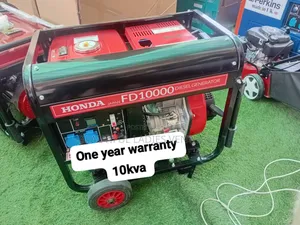 Red and Black Generator 10kva