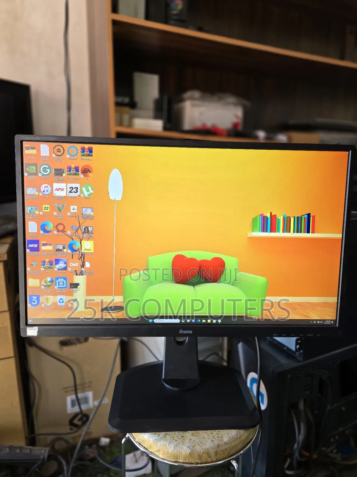 Iiyama 27inch Qhd 1440p Monitor