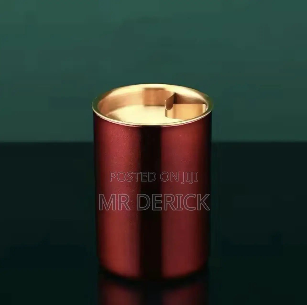 Creative Stainless Steel Ashtray Funnel With Cover Anti-Fly