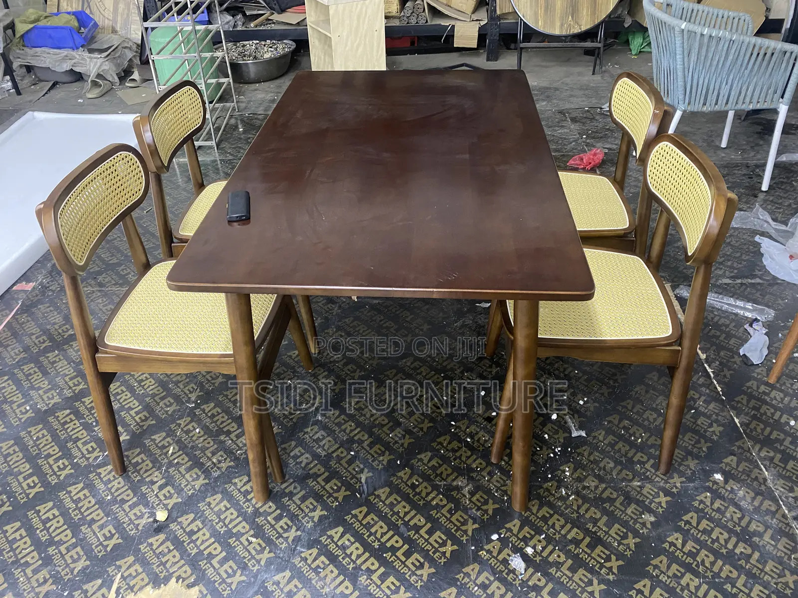 Wooden Dining Sets With 4chairs - Tm1340