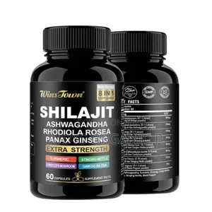 Shilajit,Ashwagandha, Rhodiola and Panax Ginseng.