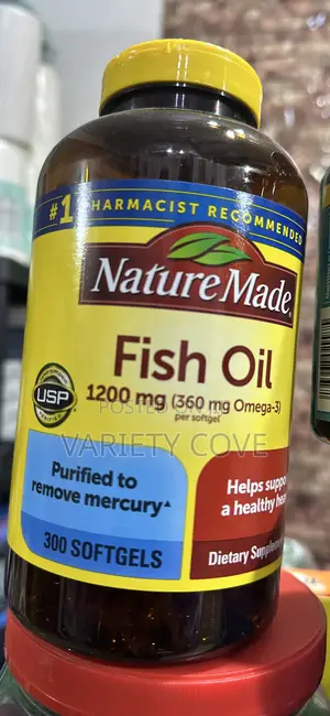 Nature Made Fish Oil 1200mg (300 Capsules )
