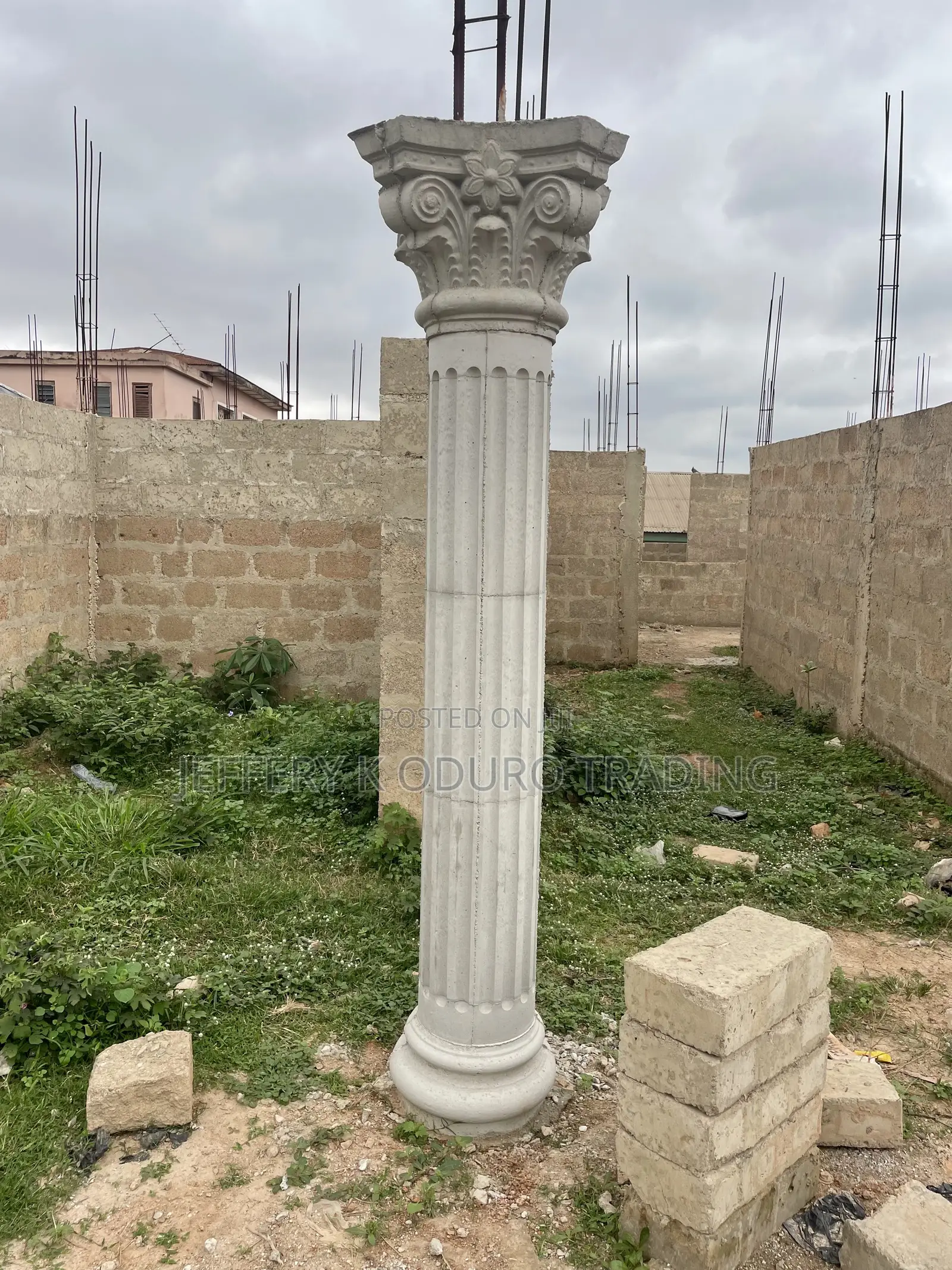 12’Round Lines Design for Pillars/Mouldings