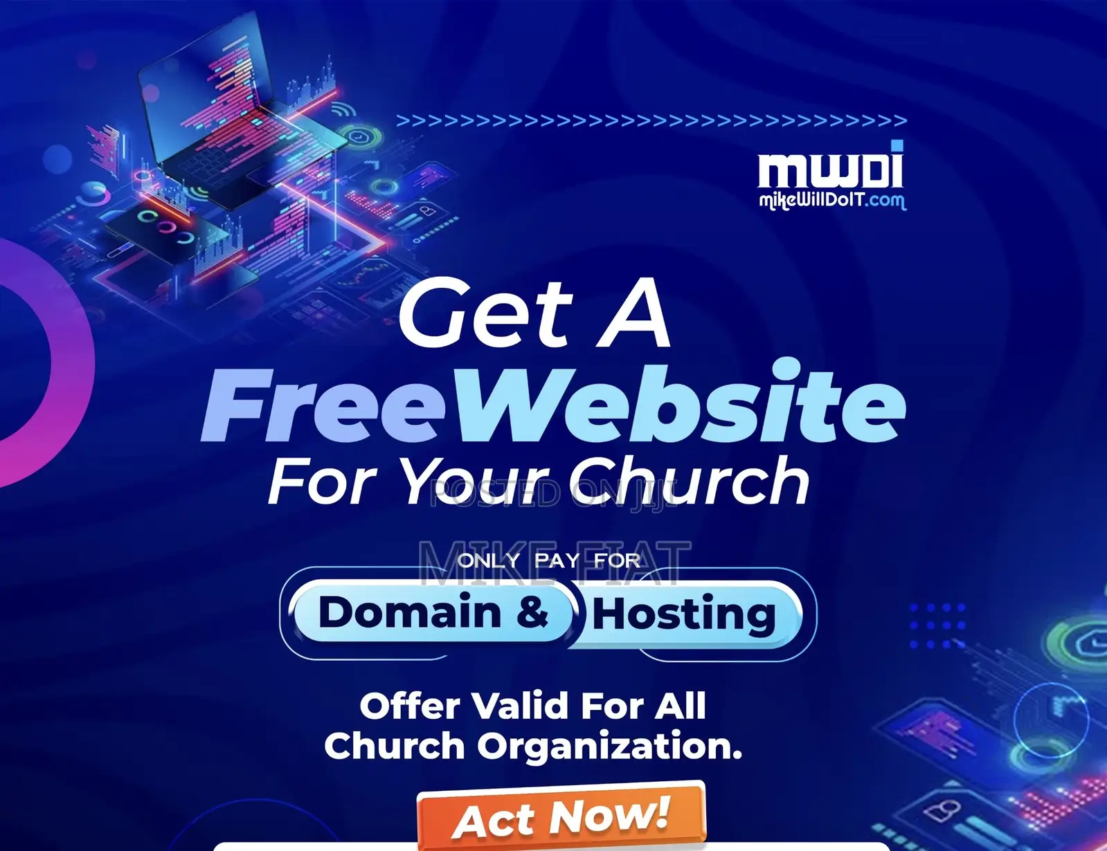 Get A Free Website For Your Church!