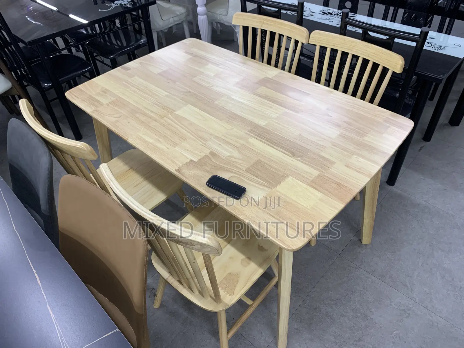 Wooden Dining Table With 4 Chairs Sets ( Durable and Firm)