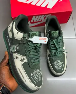 Nike Air Force 1 Chrome Heart Custom