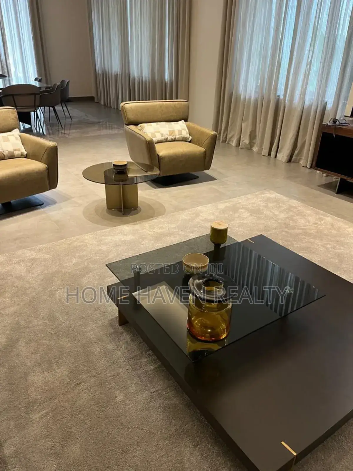Furnished 3bdrm Duplex in Airport Residentials for rent