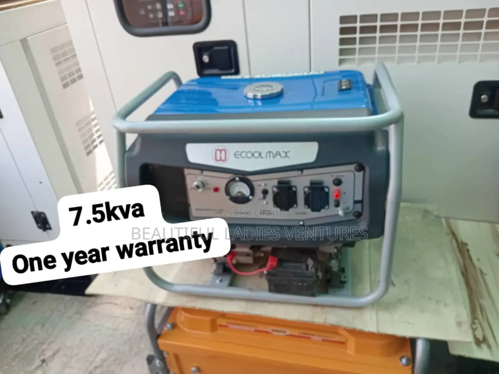 Service Support Generator 7.5kva