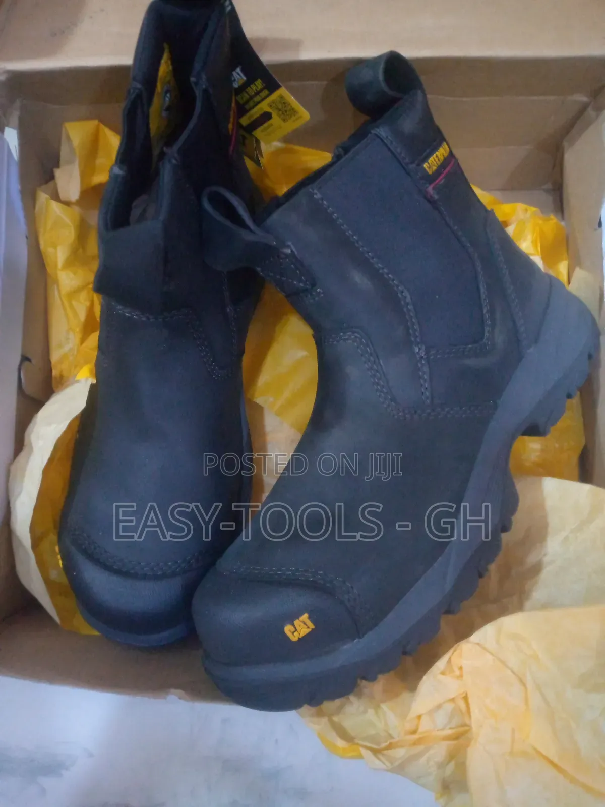 Cat_ Original Caterpillar Safety Boot ( Steel Toe)