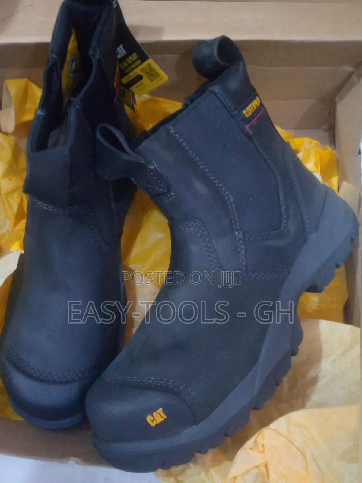 Cat_ Original Caterpillar Safety Boot ( Steel Toe)