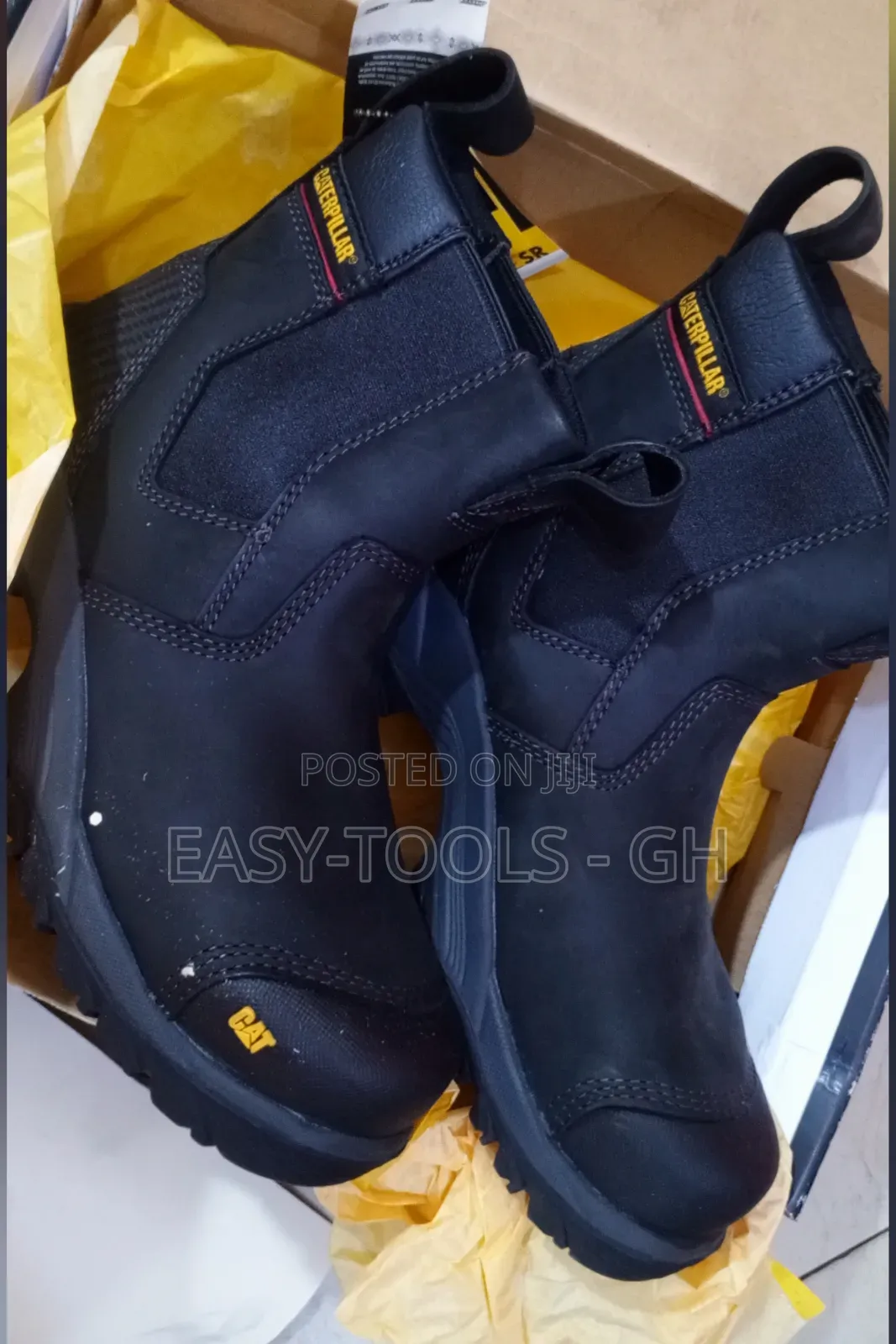 Cat_ Original Caterpillar Safety Boot ( Steel Toe)