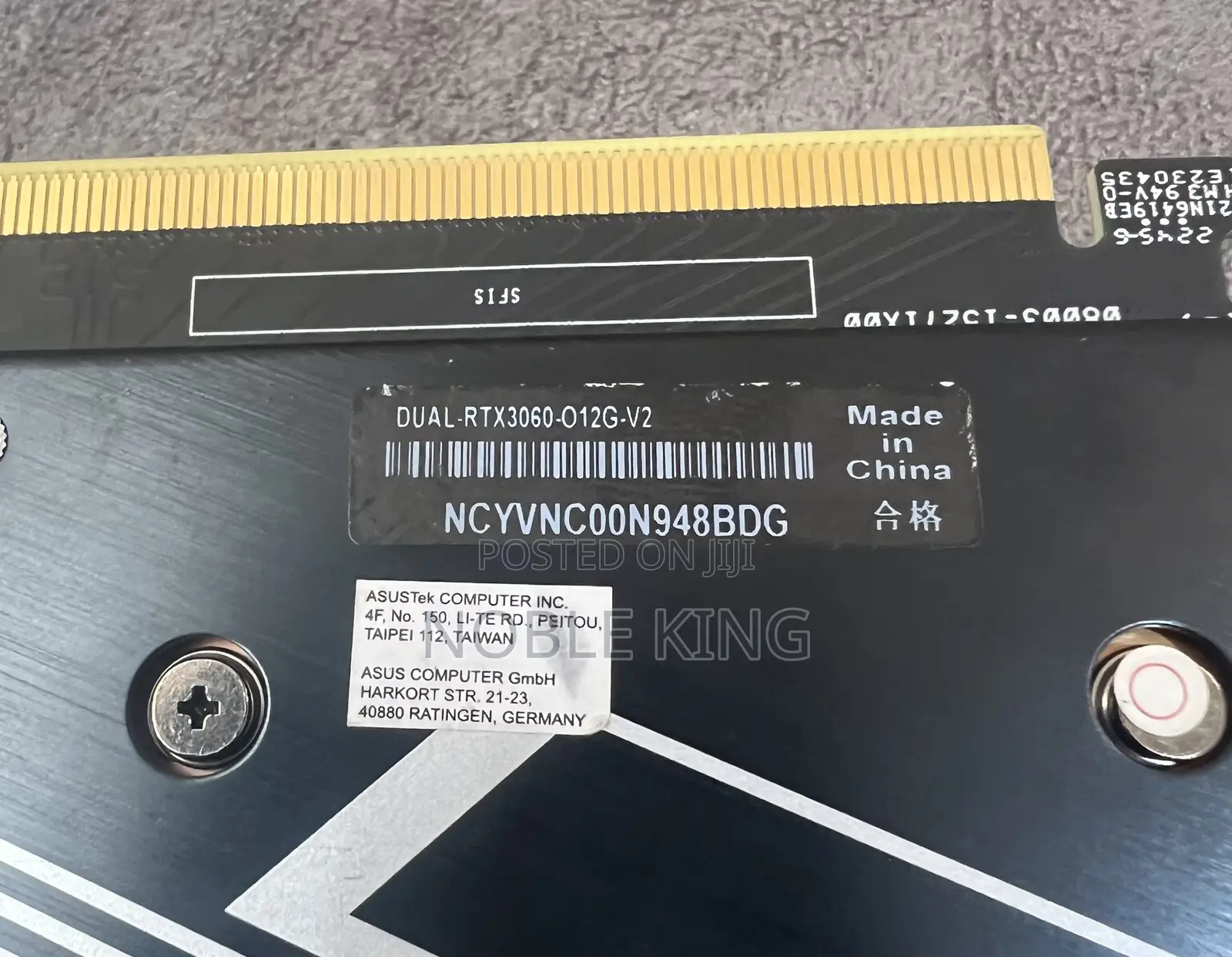 RTX 3060 Asus (Dual)