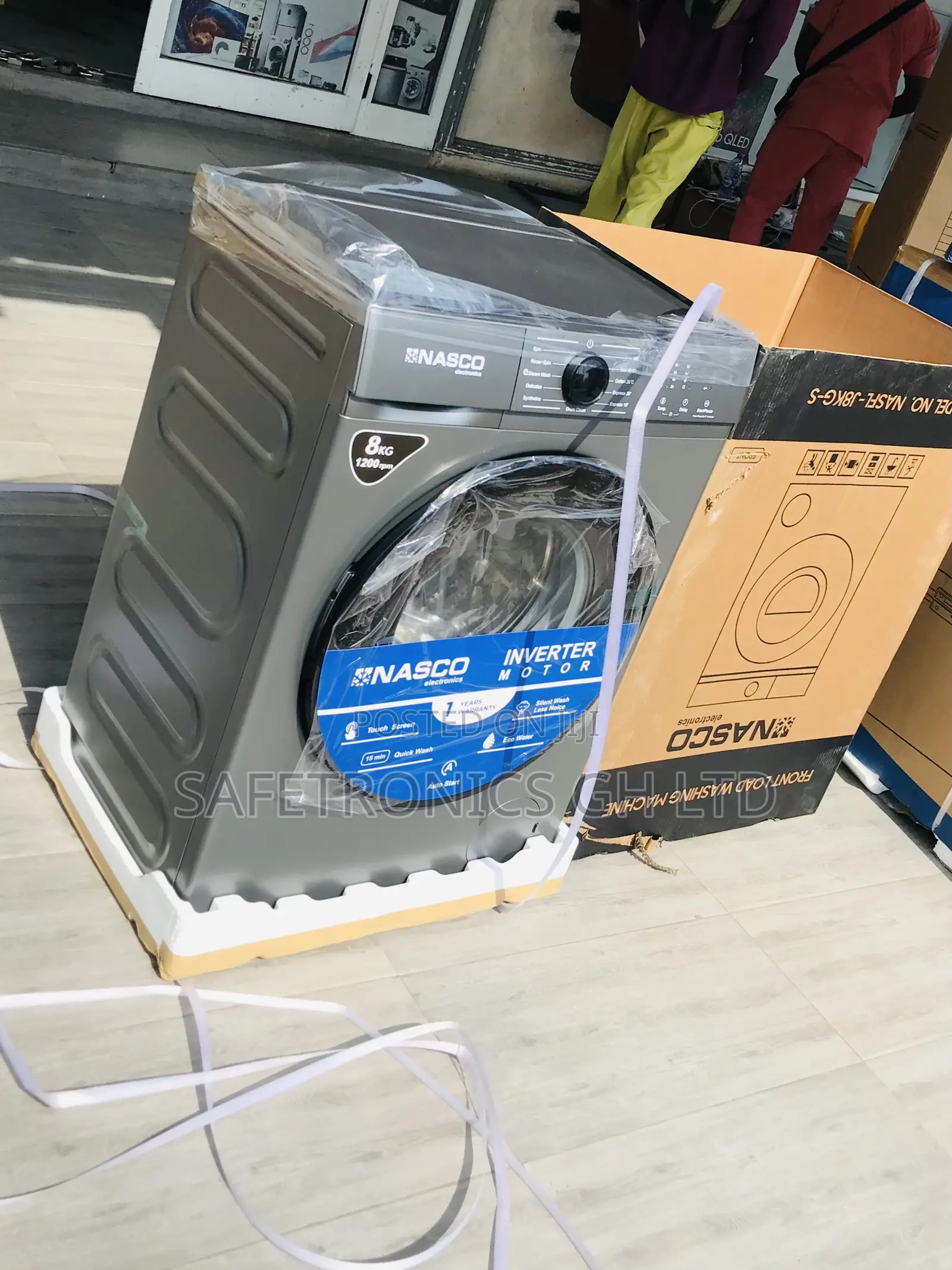 Frontload Valuable 8kg Fullauto Nasco Inverter Smart Washer