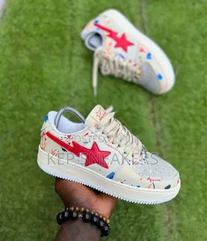 Nike Airforce 1 Bape Sta Cream Multi