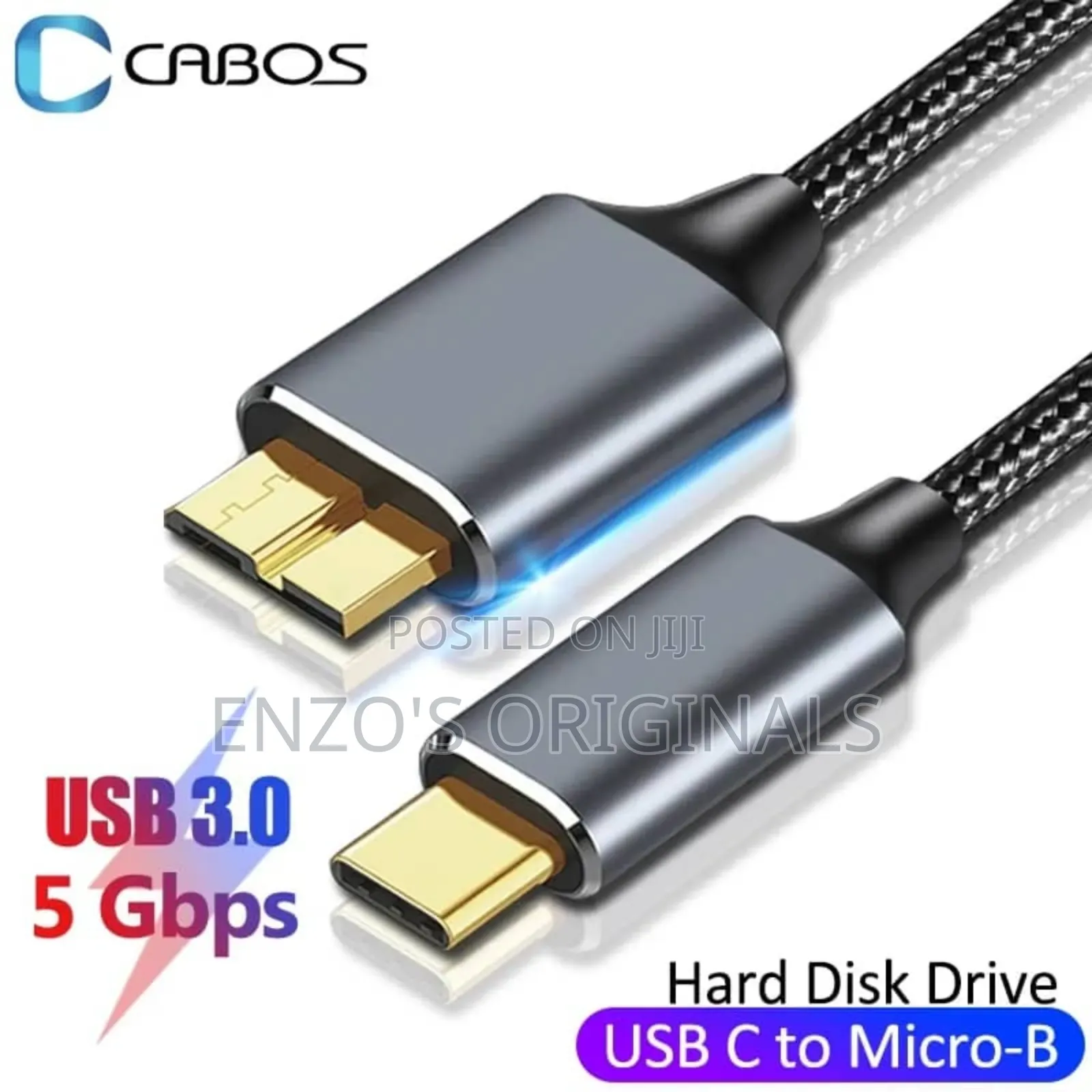 External Hard Disk Data Cable Usb-C to Usb 3.0 Micro B