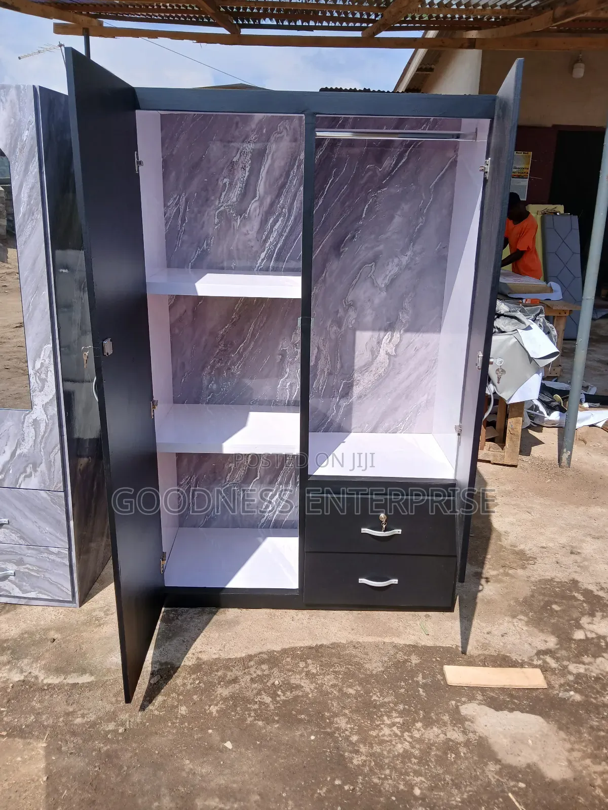 Double Doors Wardrobe