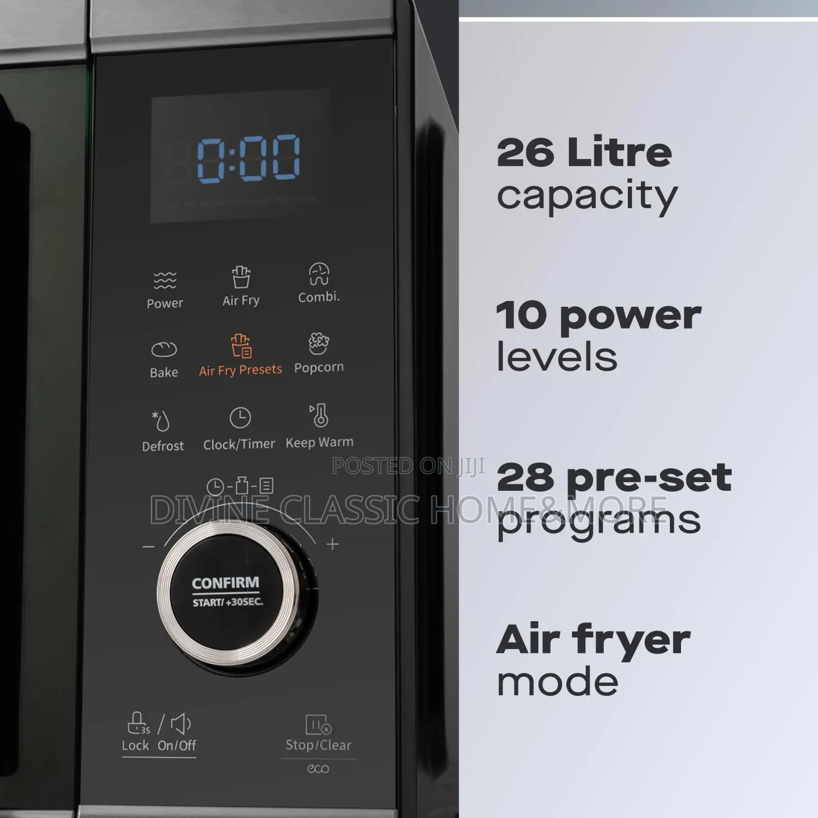 Daewoo Actuate Range, 26 Litre Air Fryer Microwave 2400w