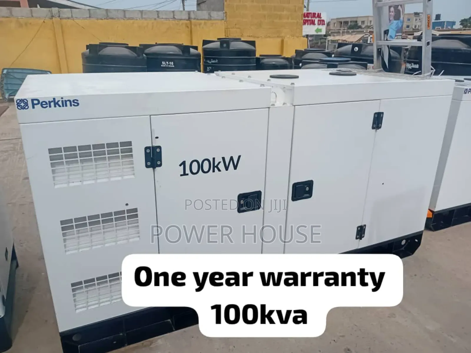Ttrouble Free 100kva Silent Diesel Perkins Generator 100kw