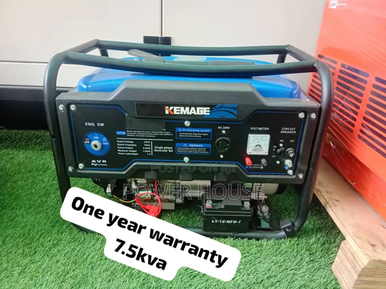 Trouble Free 7.5kva Kemage Petrol Generator 8500watts