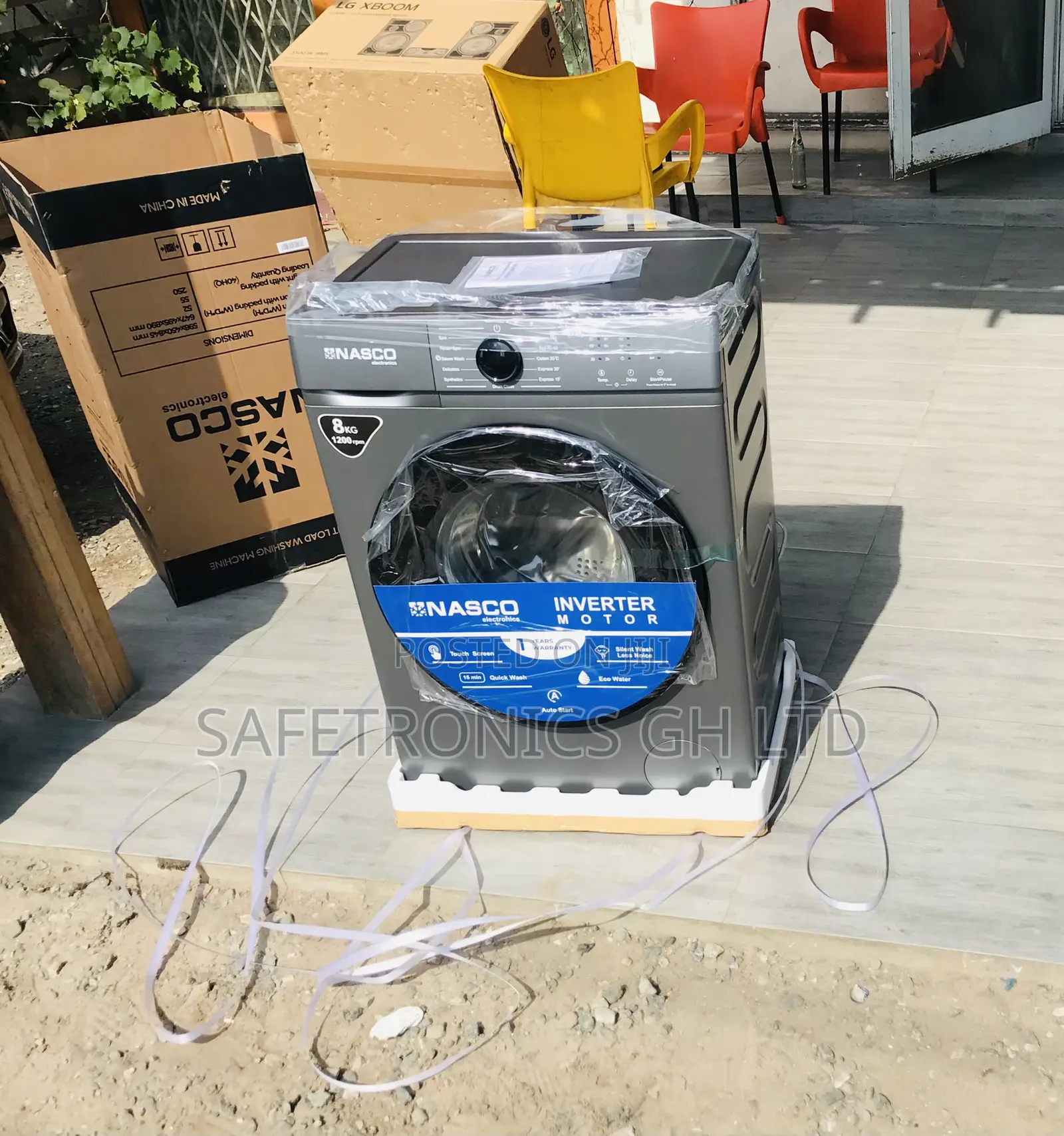 Nasco 8kg Eco Clean Fullauto Front Load Smart Inverter