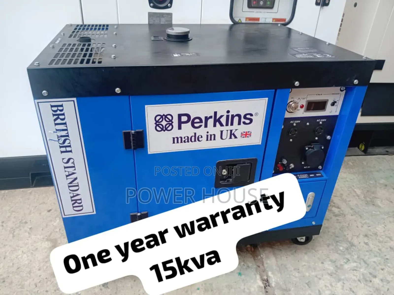 Handy 15kva Perkins Diesel 13000watts Silent Uk Generator