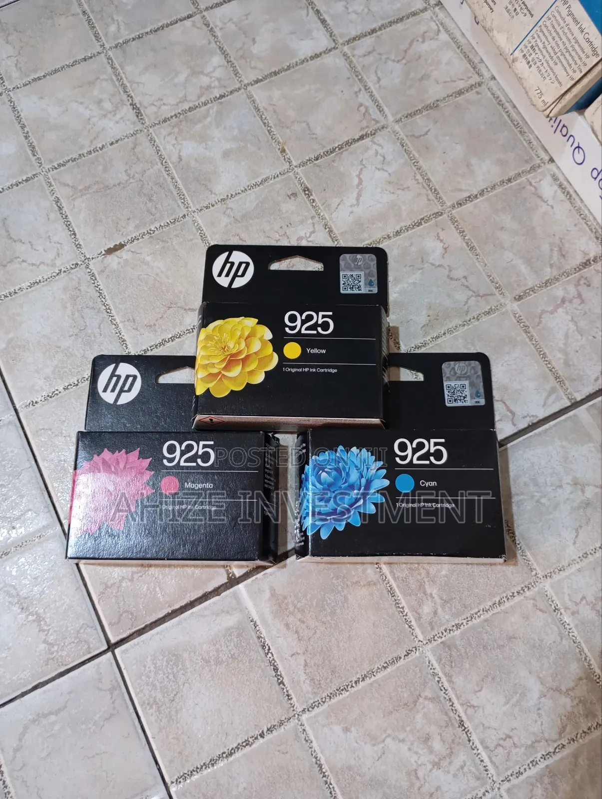 Hp 925 Ink Colours